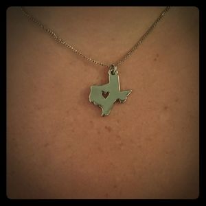 Heart of texas necklace